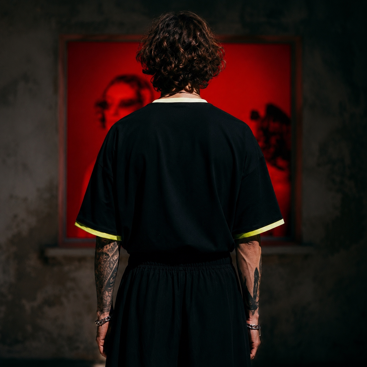 TU FE | PURO  Contrast Oversized T-Shirt