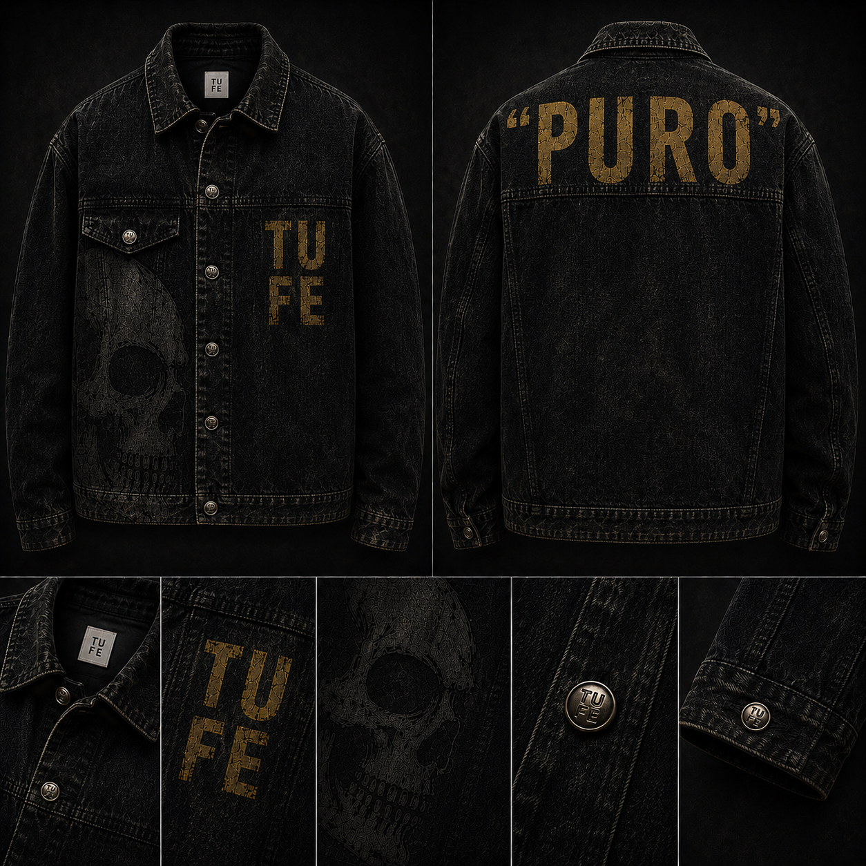 TU FE | PURO Premium Oversized Denim Jacket