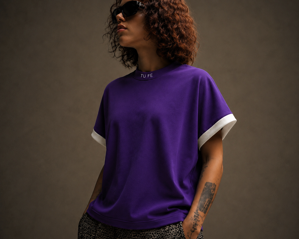 TU FE  Signature Tee – Violet