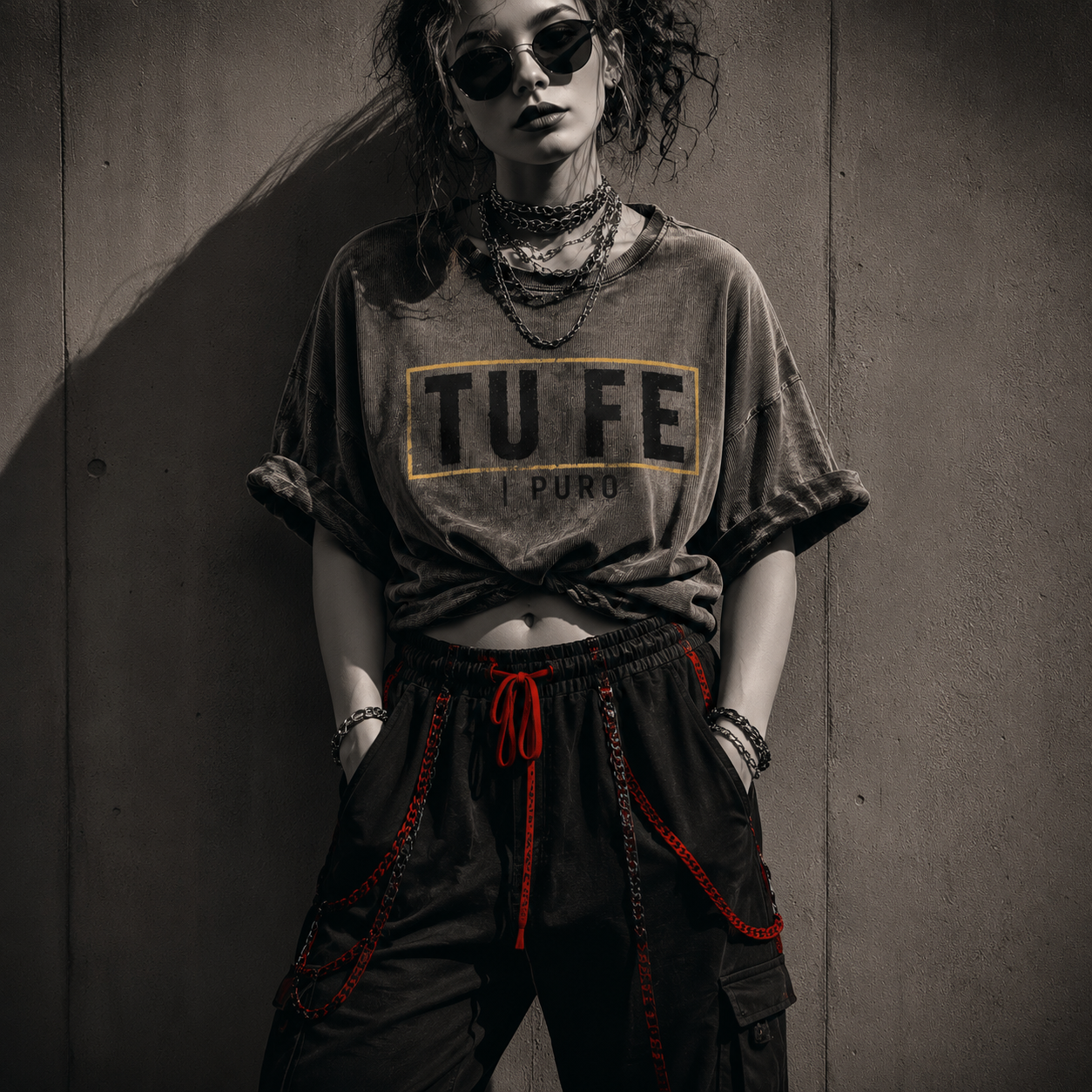 TU FE | PURO Vintage Washed Oversized T-Shirt