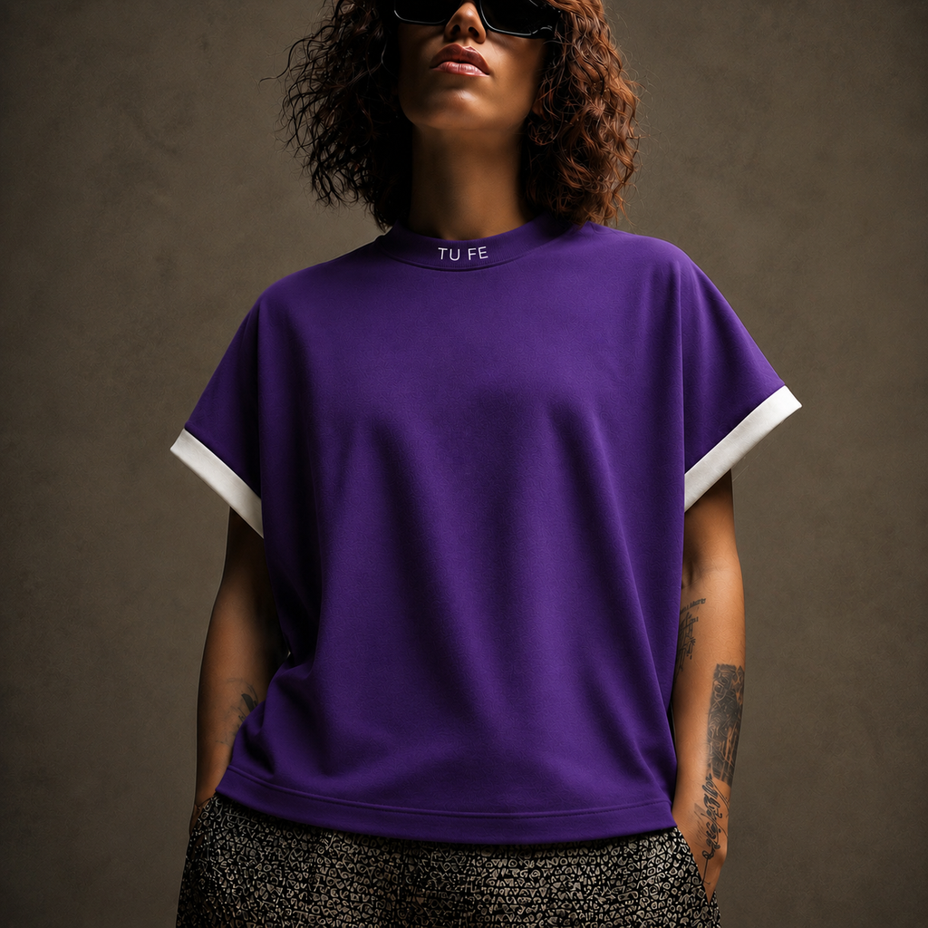 TU FE  Signature Tee – Violet