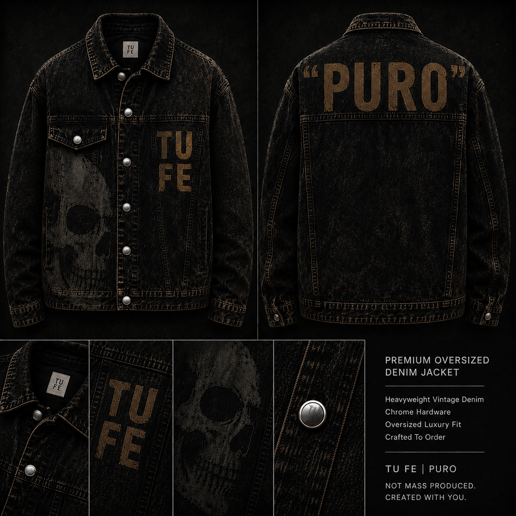 TU FE | PURO Premium Oversized Denim Jacket