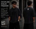 PURO – DISCIPLINE BUILDS FREEDOM OVERSIZED TEE
