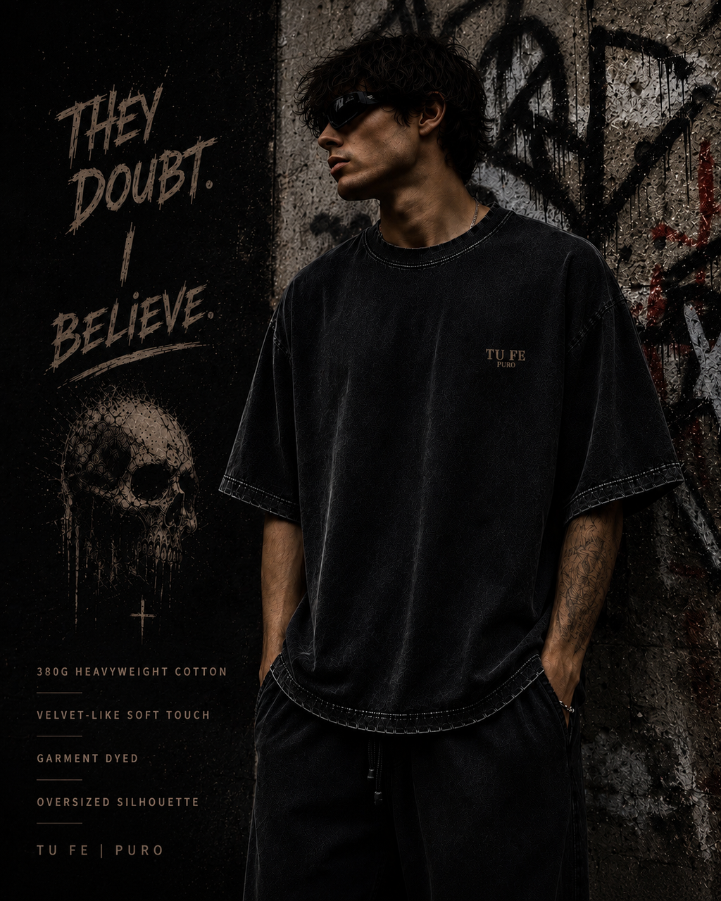Premium oversized T-shirt crafted