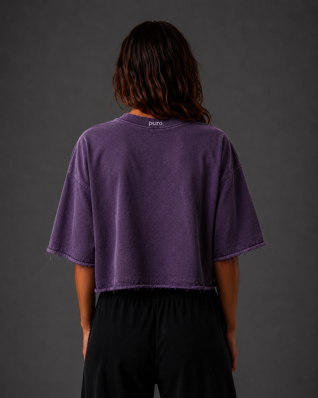 TU FE | PURO Women’s Vintage Cropped T-Shirt