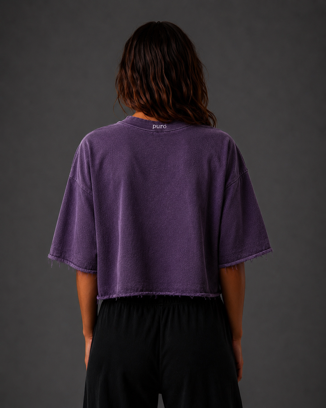 TU FE | PURO Women’s Vintage Cropped T-Shirt