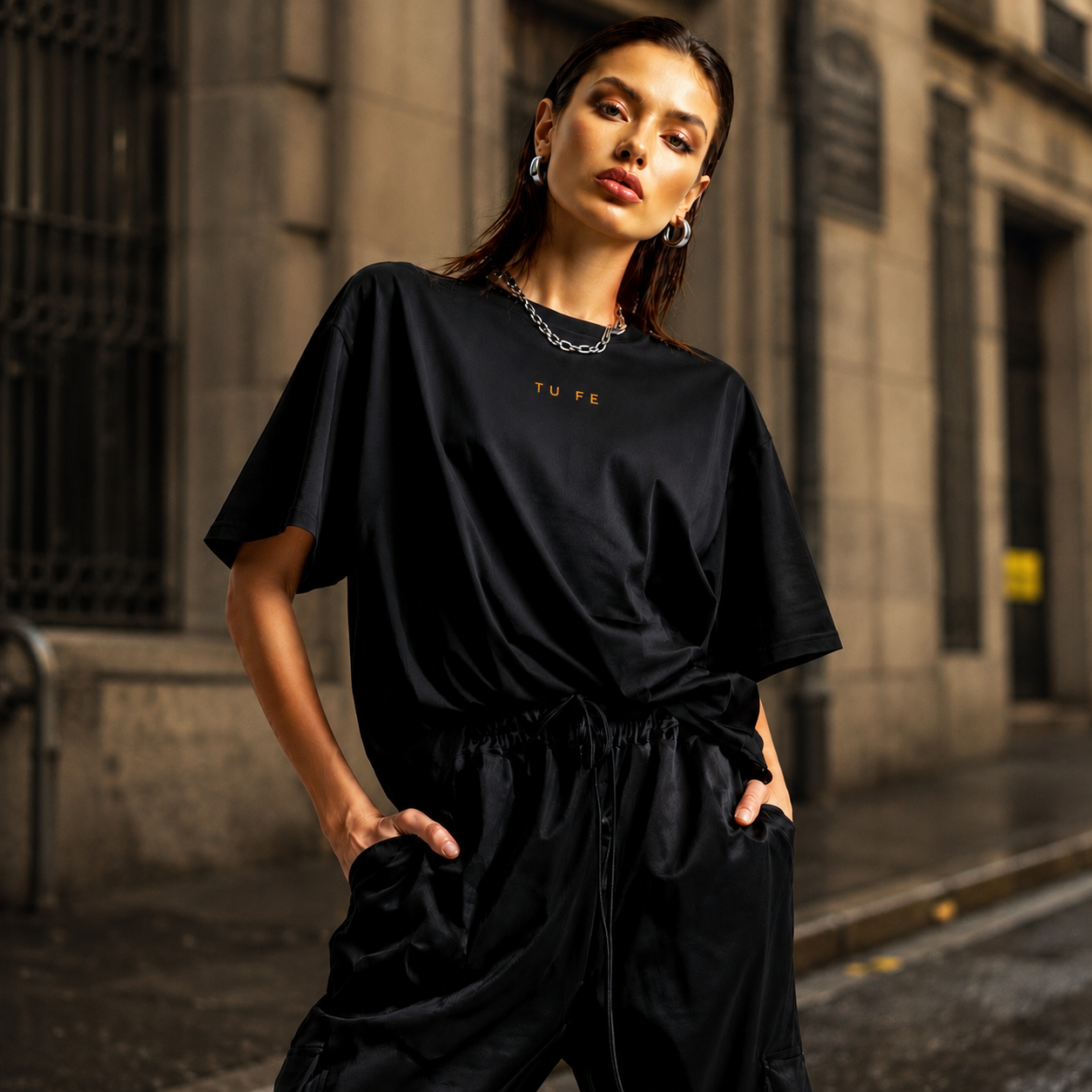 TU FE | PURO  Silk-Touch Oversized T-Shirt