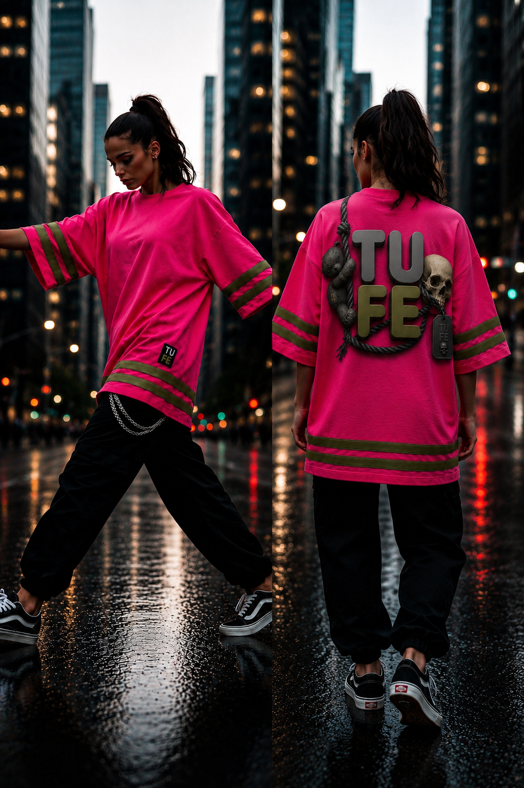 TU FE – Neon Rubber Oversize Tee