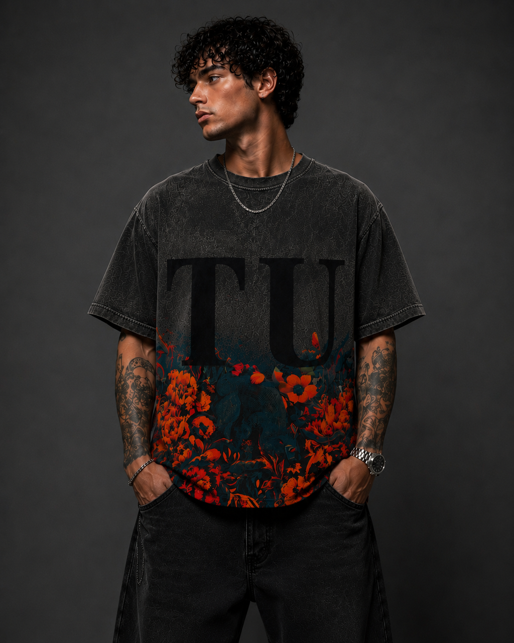 TU FE Vintage Oversized  T-Shirt