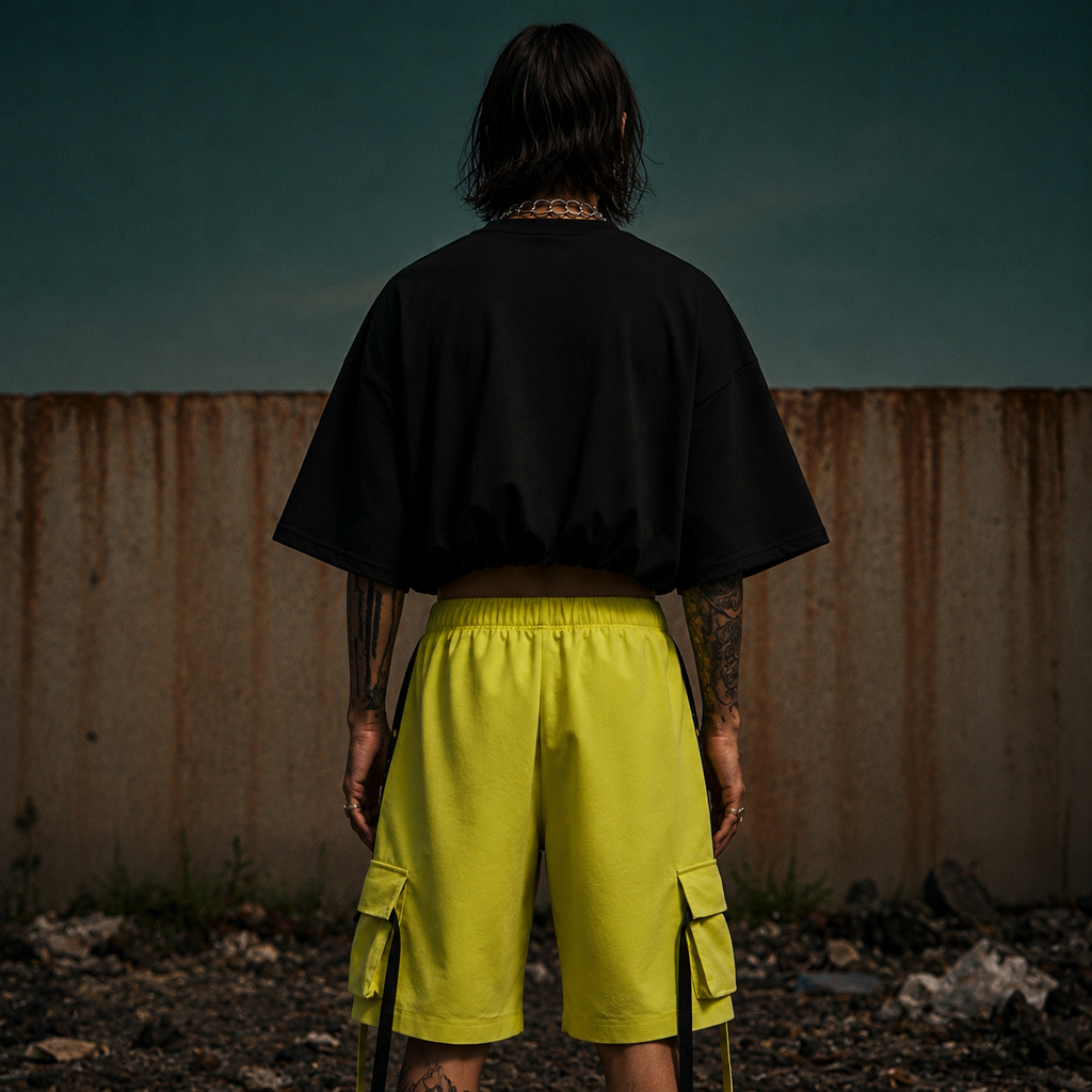 TU FE | PURO  Women’s Cropped Oversized T-Shirt