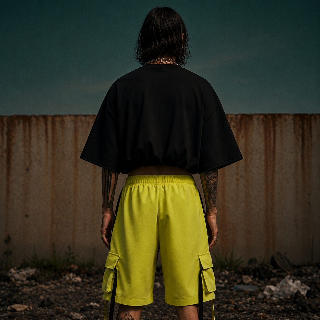 TU FE | PURO  Women’s Cropped Oversized T-Shirt