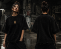 TU FE | PURO Vintage Velvet-Touch Oversized T-Shirt