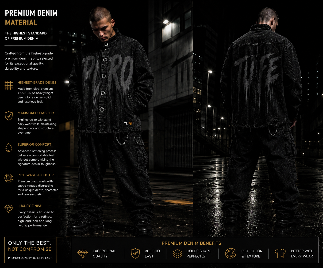 TU FE-PREMIUM DENIM JACKET