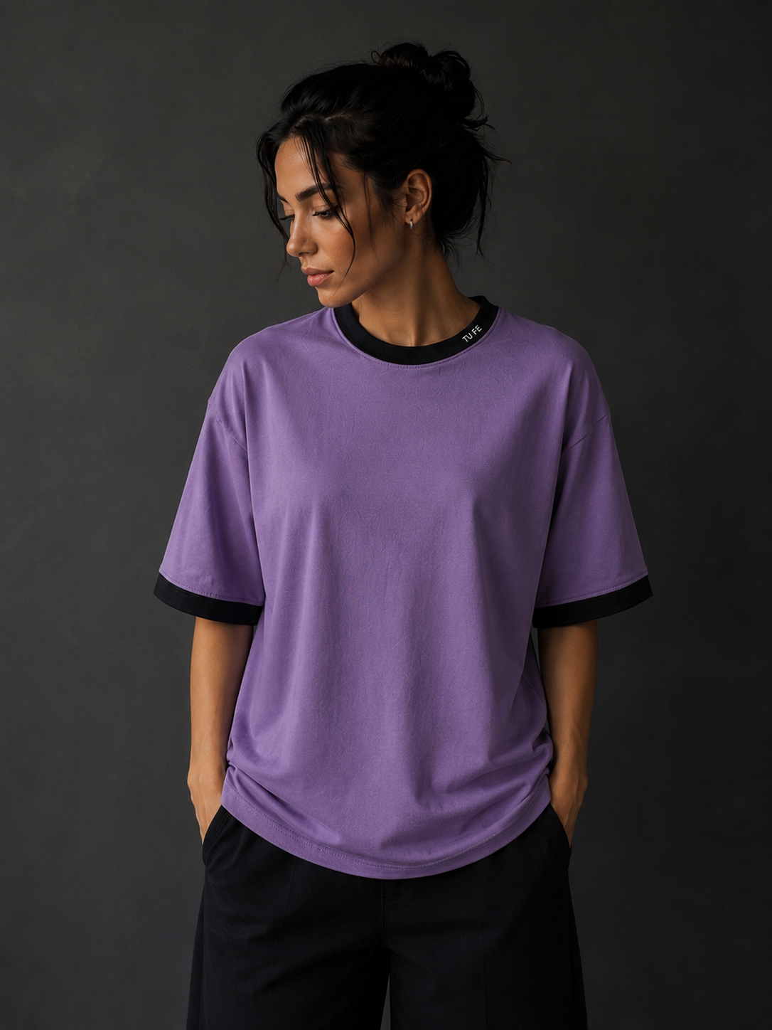 Premium Oversized T-Shirt – Soft Violet