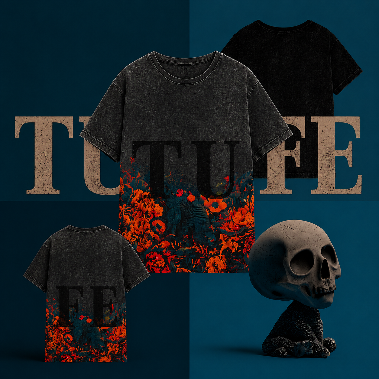 TU FE Vintage Oversized  T-Shirt