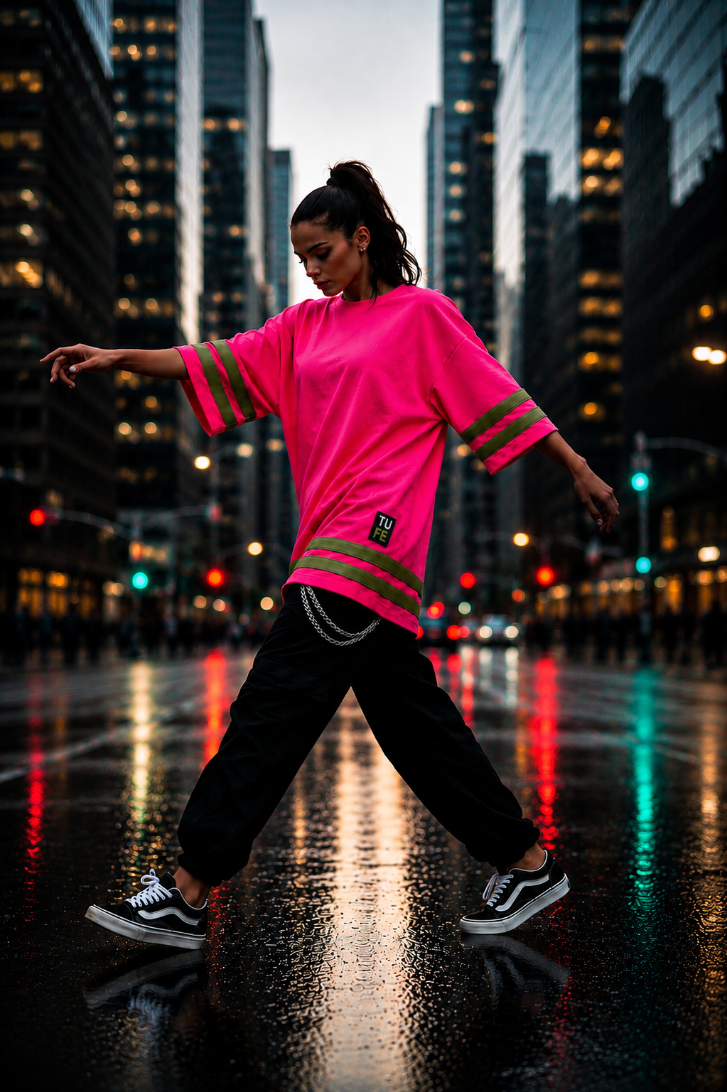 TU FE – Neon Rubber Oversize Tee