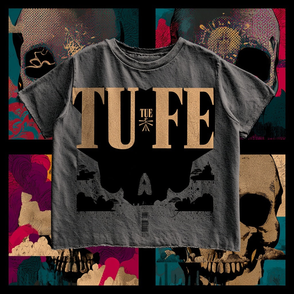 TU FE | Skull Oversized  T-Shirt