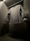 TU FE | PURO — Kids Washed Charcoal Distressed Sweatshirt