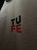 TU FE | PURO — Sandstone Heavyweight Distressed Oversized T-Shirt