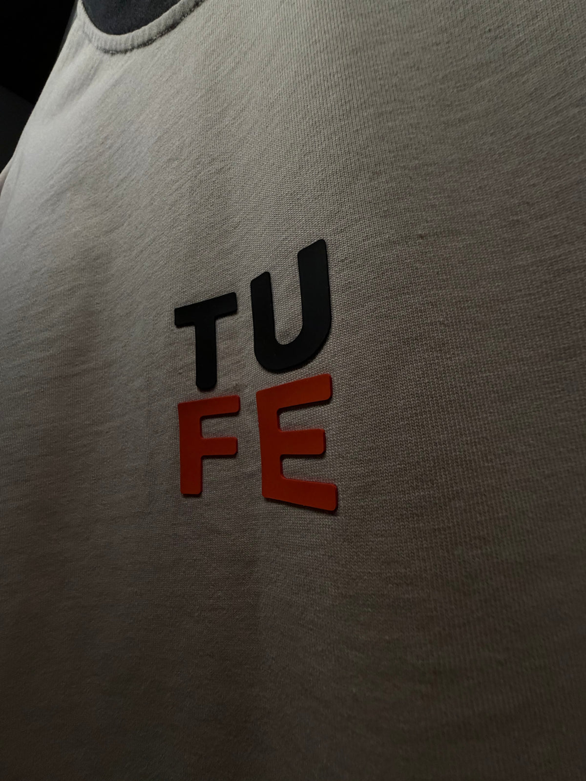 TU FE | PURO — Sandstone Heavyweight Distressed Oversized T-Shirt