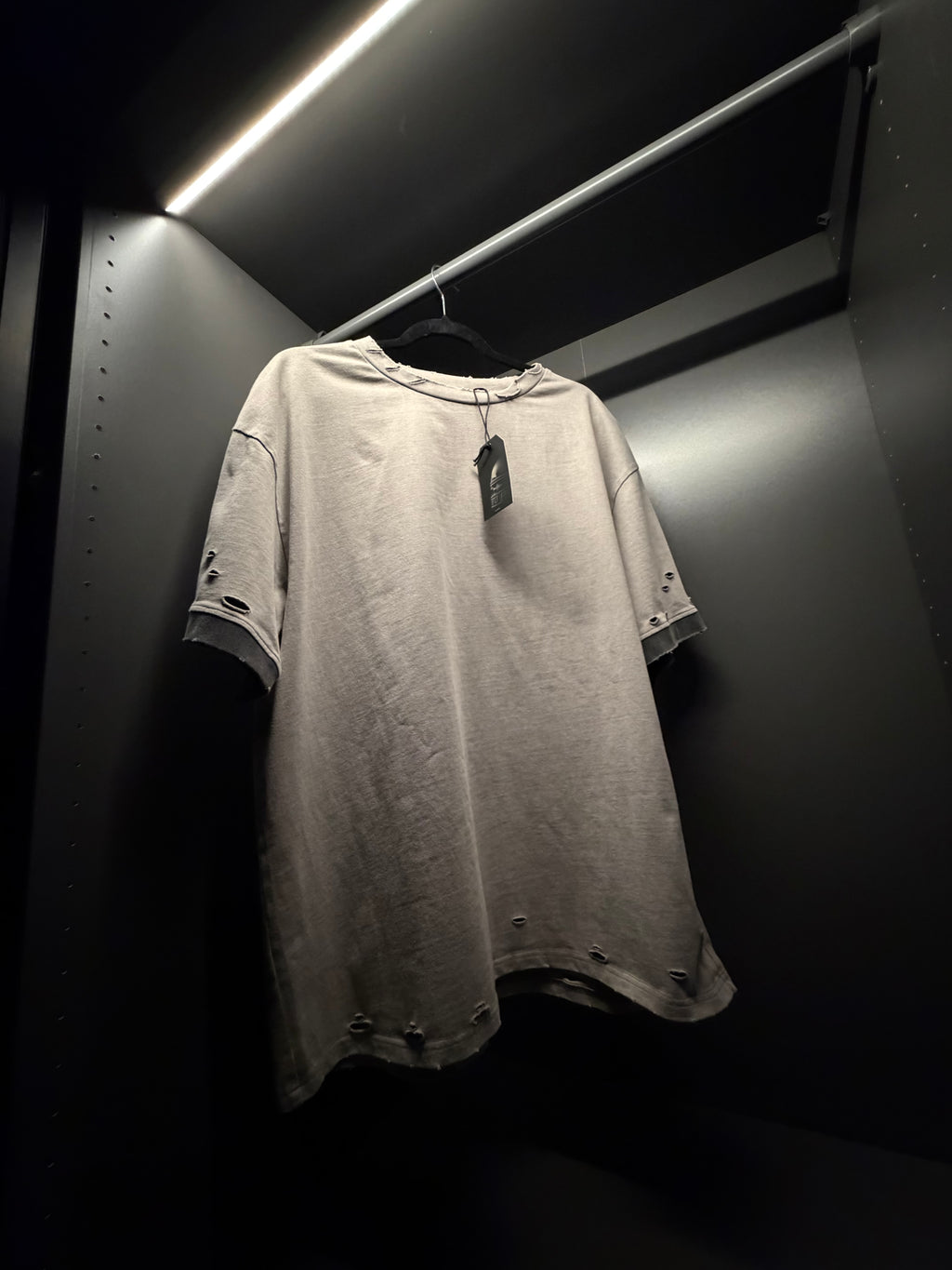 TU FE | PURO — Vintage Sand Teddy Bear Distressed T-Shirt