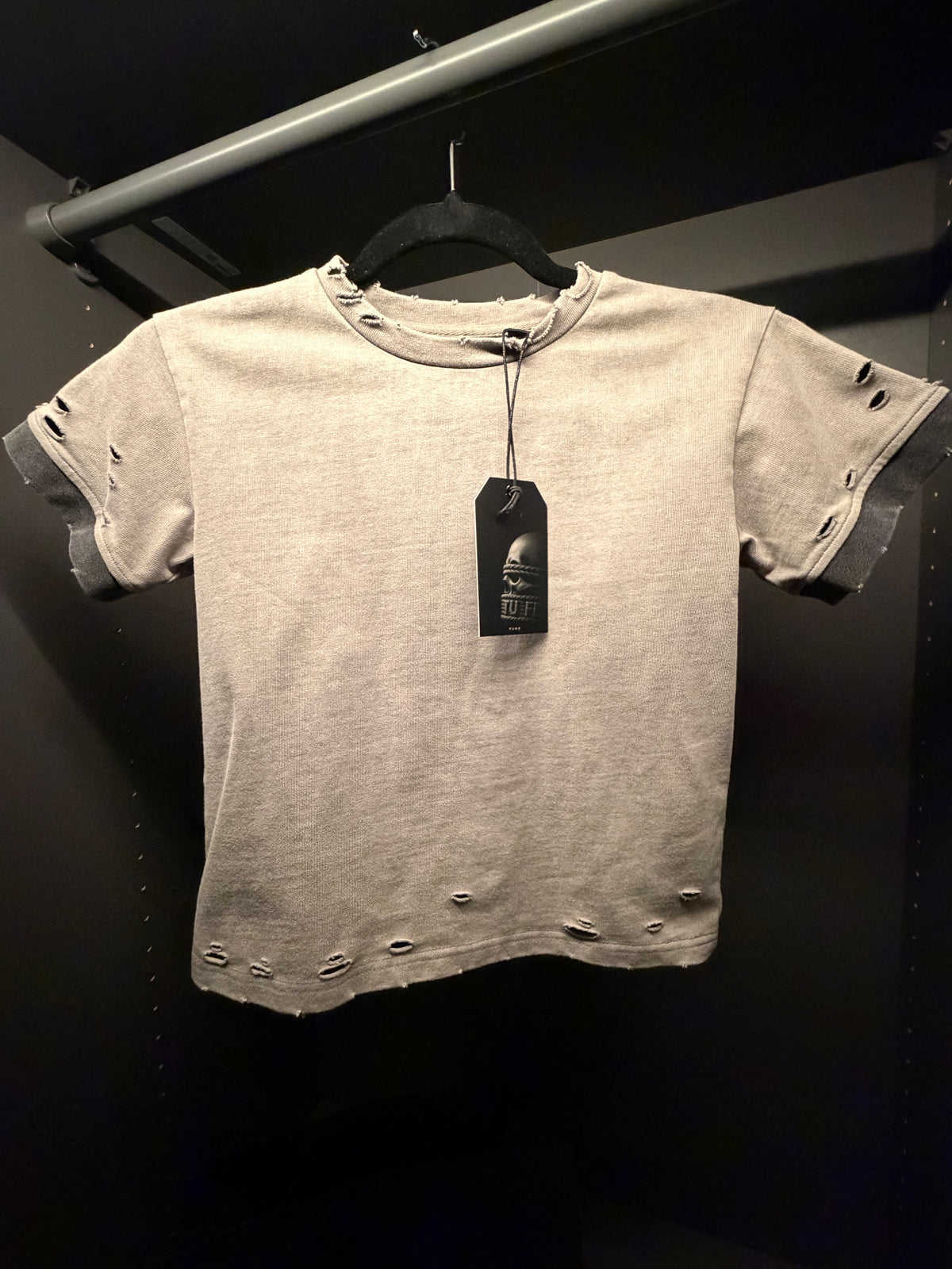TU FE | PURO — Kids Sand Vintage Distressed T-Shirt