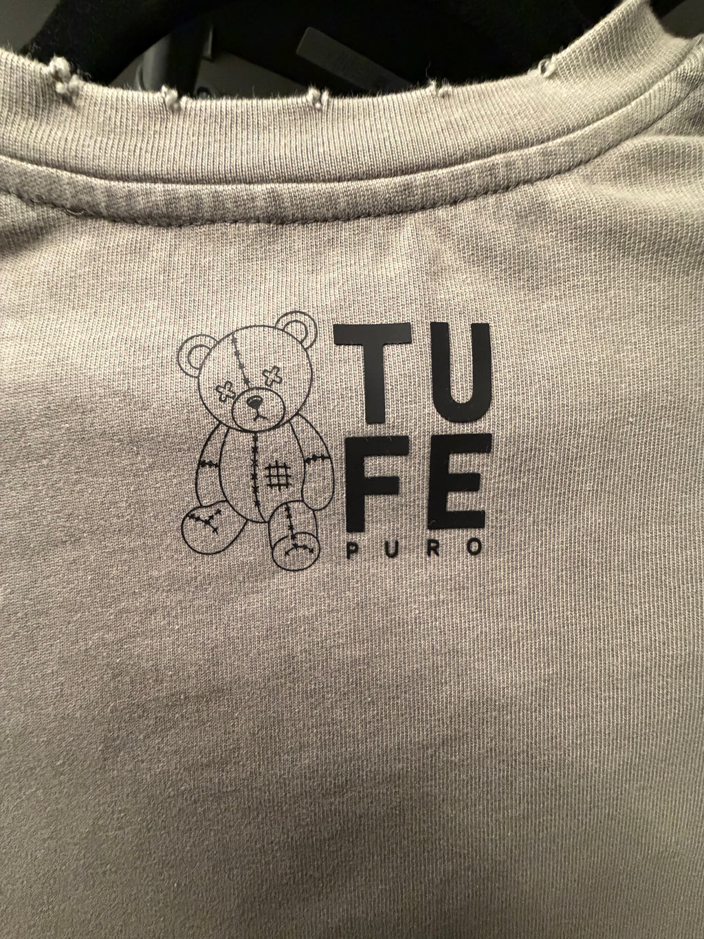 TU FE | PURO — Kids Sand Vintage Distressed T-Shirt