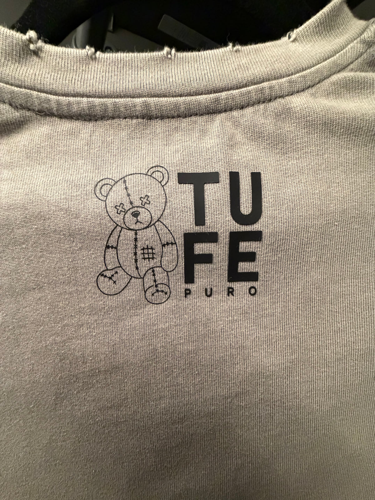 TU FE | PURO — Kids Sand Vintage Distressed T-Shirt