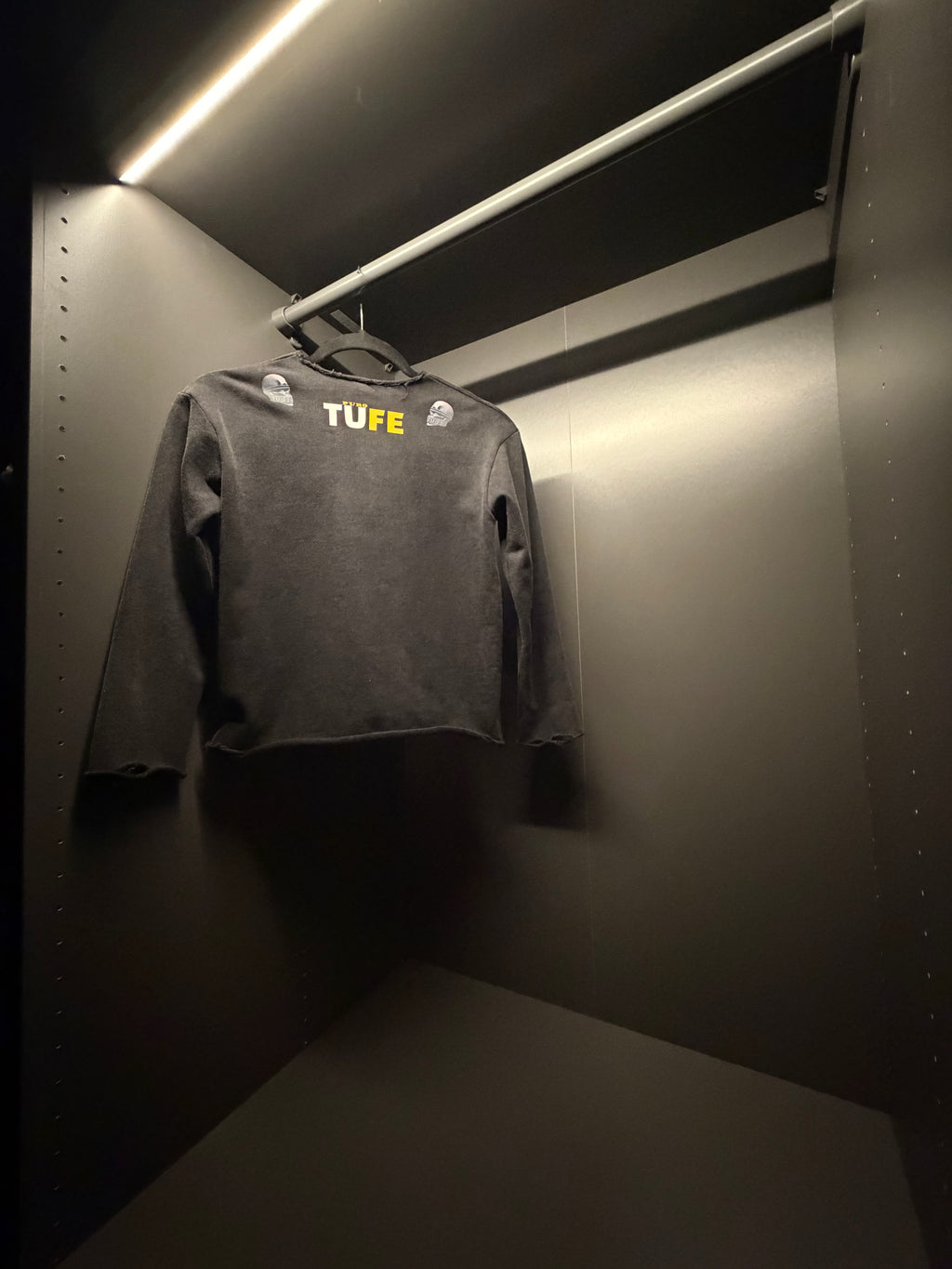 Kids  Distressed Sweatshirt – Charcoal Grey | TU FE PURO
