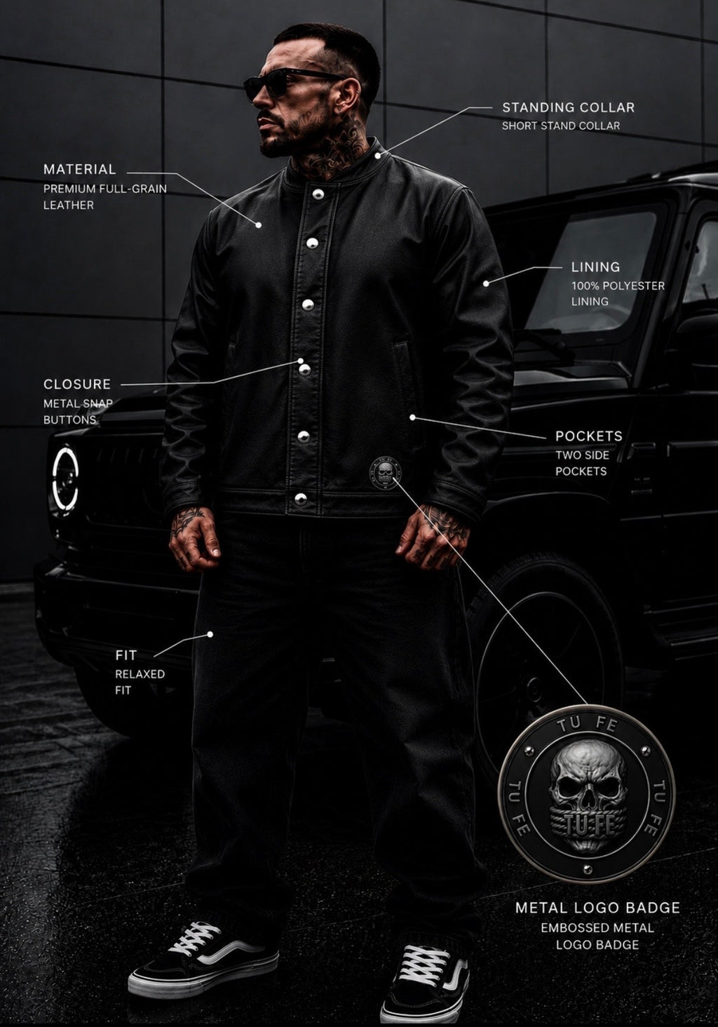 TU FE – Premium Leather Jacket