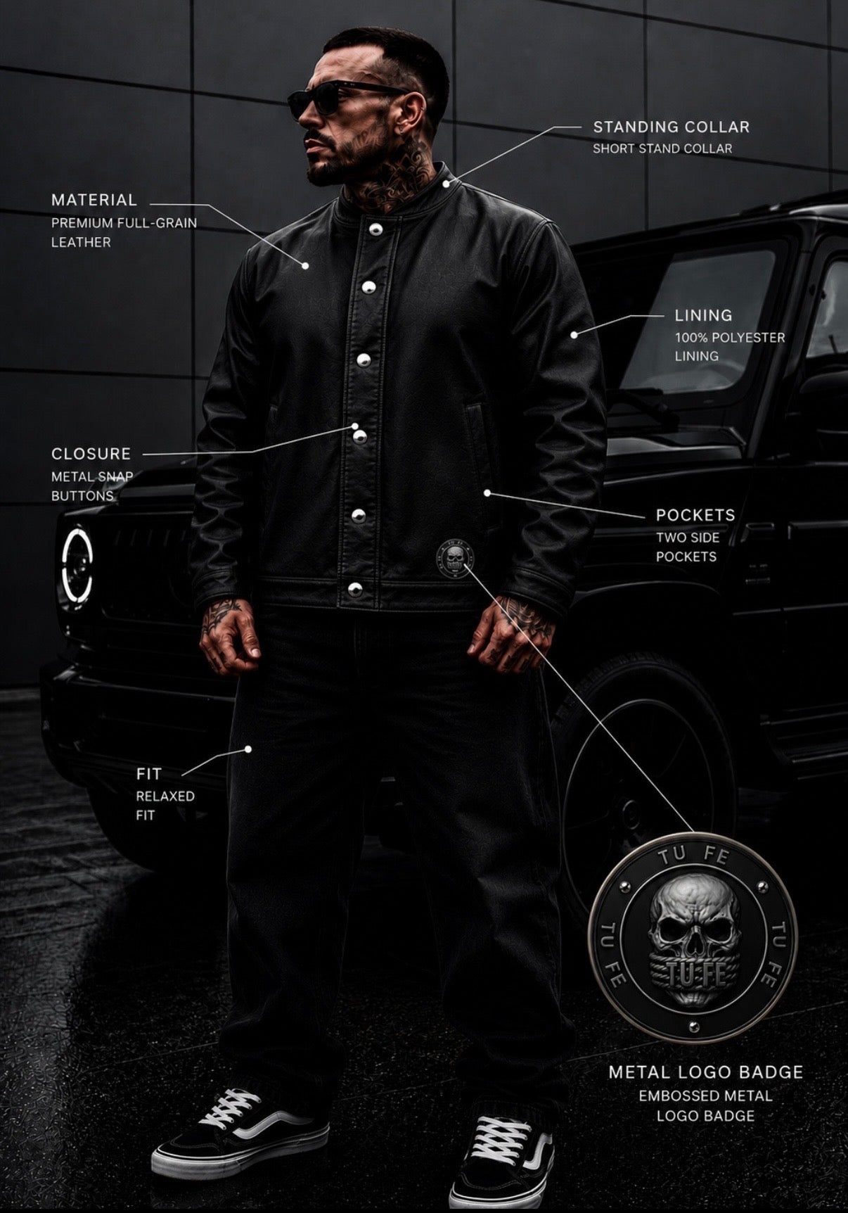 TU FE – Premium Leather Jacket